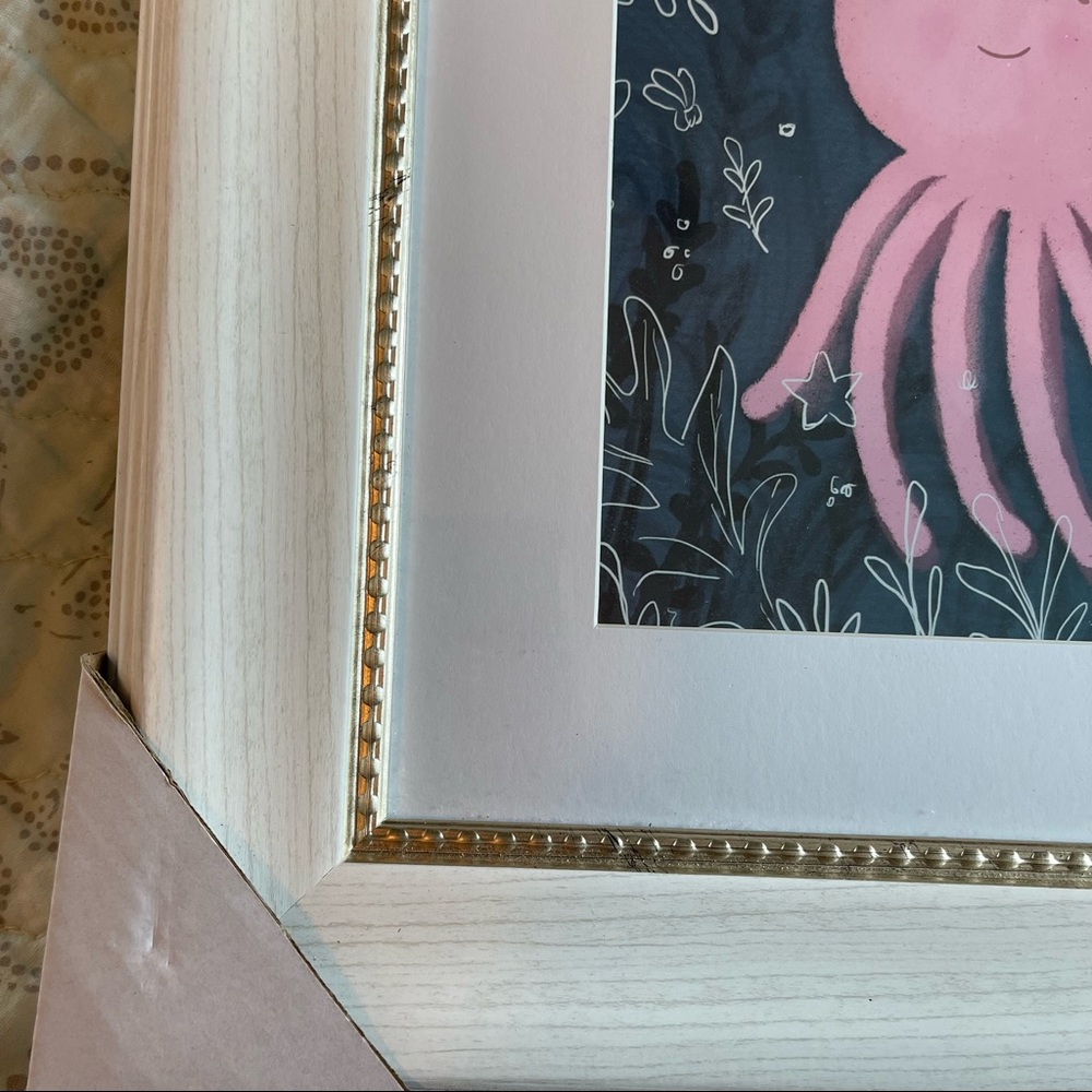 Framed Sea Animal Print - Picture 4 of 4